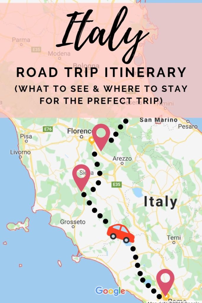 organizzare un road trip in italia