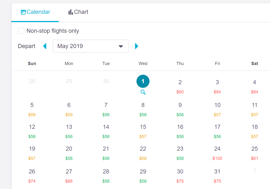 Skyscanner Cheapest Month (5)