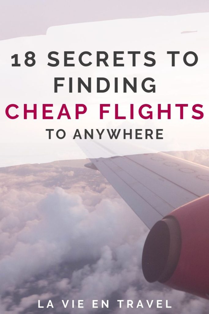 Budget Travel - Cheap Flights - Travel on a budget - Budget Vacation - 18 Best Kept Secrets for How to Get Cheap Airfares - Find the cheapest flight every time with these 18 secrets! - Travel Cheap