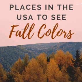 Best Places to See the Fall Colors in USA - Fall vacation - autumn trip - holiday travel