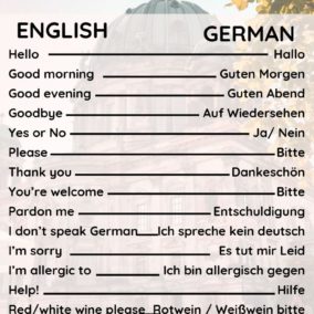 25 Must Know German Phrases With Pronunciation La Vie En Travel